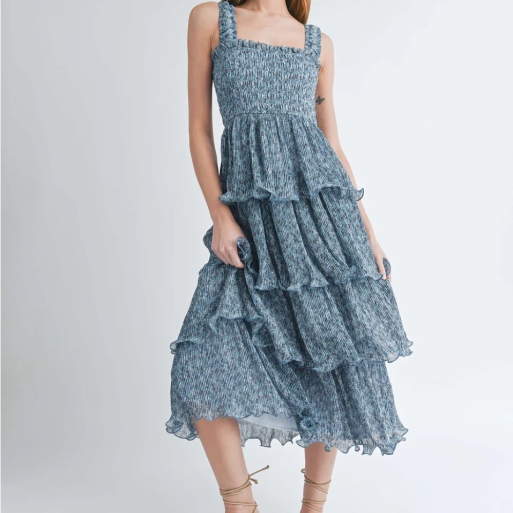 Izzy Ruffle Maxi Dress